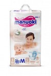 Подгузники, Manuoki (Мануоки) 6-11 кг р. M 56 шт бриллиантовая серия