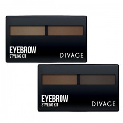 Набор Divage Айброу стайлинг кит для моделирования бровей тон 01