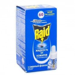 Жидкость Raid от комаров 60 ночей 45 мл