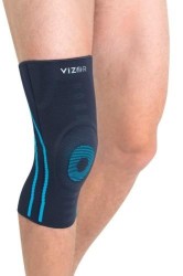 Наколенник эластичный Vizor тканый с поддержкой коленной чашечки и связки р. S (31-34 см)