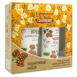 Набор подарочный Compliment Морошка №1220 гель для душа + крем для рук и тела 250 мл + 200 мл
