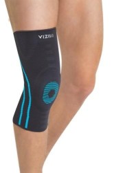 Наколенник эластичный Vizor тканый с поддержкой коленной чашечки р. M (34-37 см)
