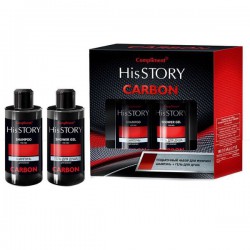 Набор подарочный Compliment Хис Стори №1430 карбон шампунь для волос + гель для душа 320 мл + 320 мл