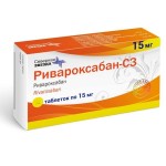 Ривароксабан-СЗ, таблетки покрытые оболочкой пленочной 15 мг 14 шт