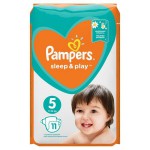 Подгузники, Pampers (Памперс) 11-16 кг р. 5 11 шт слип энд плей джуниор