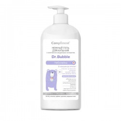 Гель для купания детский Compliment Др. Баббл Нежный Неболейка 0+ 400 мл
