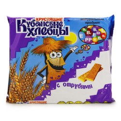 Хлебцы хрустящие 100 г с отрубями