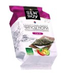 Чипсы нори, Sen Soy (Сен Сой) 4.5 г Том ям из обжаренной морской водоросли пакет