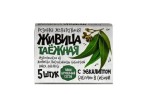 Жевательная резинка, 5 шт Живица таежная эвкалипт