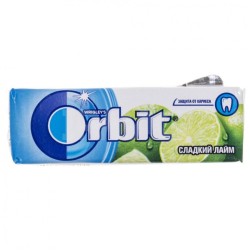 Жевательная резинка Orbit 14 г Сладкий лайм