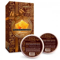 Набор подарочный Compliment Медовое искушение № 1036 обертывание + пиллинг для тела 250 мл + 250 мл