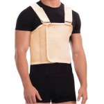 Бандаж на грудную клетку мужской, Trives (Тривес) р. №4 100-110 см Т.23.09 (Т-1339) послеоперационный