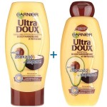 Набор, Garnier (Гарньер) 400 мл + 200 мл Ультра Дукс Восстановление и питание авокадо и карите для поврежденных секущихся волос шампунь + бальзам в подарок