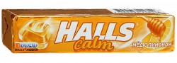Леденцы 33.5 г Halls мед и лимон