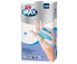 Перчатки хозяйственные виниловые, Dr. Max (Доктор Макс) р. M 100 шт CH-144-W100-M01