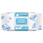 Салфетки влажные антибактериальные, Family Guard (Фэмили Гард) 72 шт зеро с крышкой
