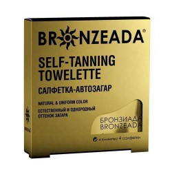 Салфетки-автозагар Бронзиада 4 шт.
