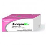 Лопирел, таблетки покрытые пленочной оболочкой 75 мг 100 шт