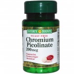 Хрома пиколинат бездрожжевой, Nature's Bounty (Нэйчес Баунти) таблетки 200 мкг / 270 мг 100 шт