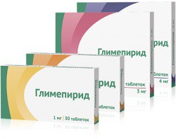 Глимепирид табл. 3 мг 30 шт.