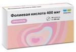 Фолиевая кислота 400 мкг пренаталь, Renewal таблетки 100 мг 30 шт БАД к пище