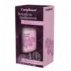 Набор подарочный Compliment Волшебство преображения №1212 мицеллярная жидкость + маска с кислородным комплексом + маска смягчающе-успокаивающая 200 мл + 7 мл + 7 мл