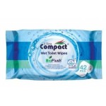 Влажная туалетная бумага, Ultra Compact (Ультра Компакт) 42 шт биоразлагаемая