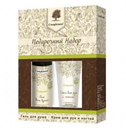 Набор подарочный Compliment Олива 2 № 1041 гель для душа + крем для рук 250 мл + 150 мл