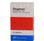 Лаципил, таблетки покрытые оболочкой 4 мг 14 шт