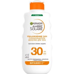 Молочко солнцезащитное Garnier Амбр Солер увлажнение 24 ч SPF30+ 175 мл