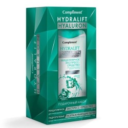 Набор подарочный Compliment Гидралифт Гиалурон №1130 мицеллярное экспресс-средство для снятия макияжа + патчи гидрогелевые №4 200 мл