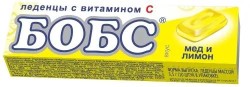 Леденцы Бобс медово-лимонные БАД 10 шт. 3.5 г