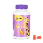 Фортевит кидс мармеладки Актив, пастилки жевательные 3 г 60 шт БАД к пище клубника-банан