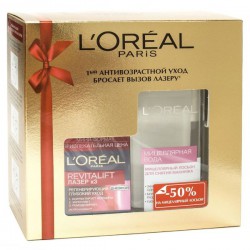 Набор подарочный L'Oreal крем для лица Ревиталифт Лазер Х3 дневной + мицеллярная вода для снятия макияжа 50 мл + 200 мл